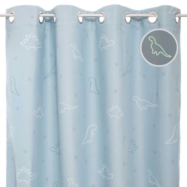 Φωσφοριζέ Κουρτίνα Συσκότισης (140x250) Με Τρουκς A-S Dino 127372D