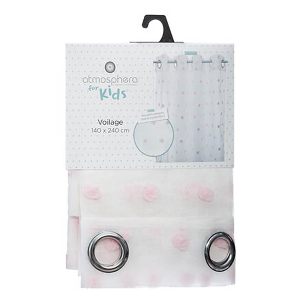 Παιδική Κουρτίνα (140X240) με Τρουκς A-S Pompom Pink 158738A Home Κουρτίνες Παιδικές Spitishop