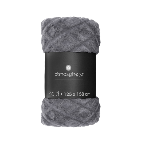 Κουβέρτα Καναπέ Fleece (125x150) A-S Flanel Losan Grey 164044L
