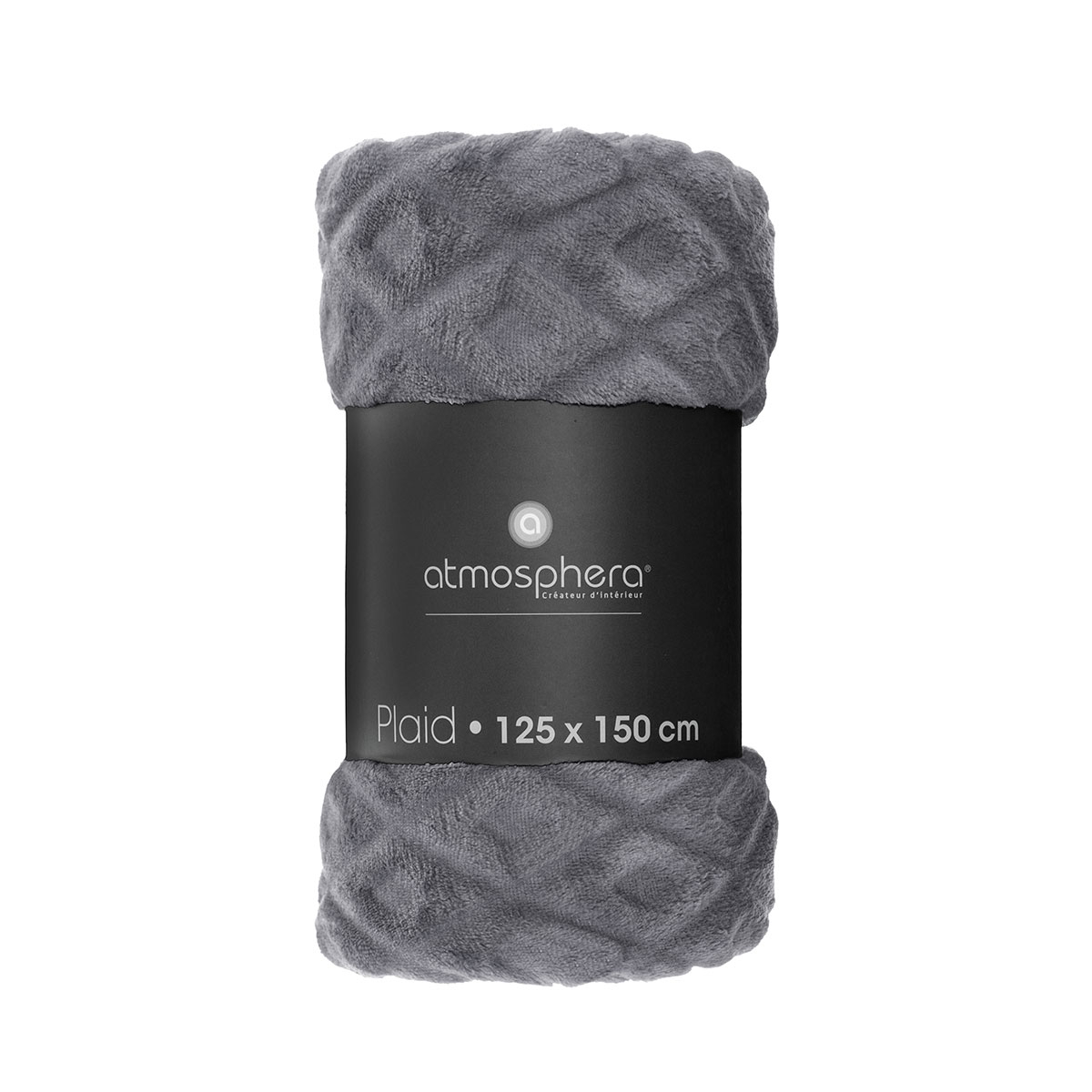Κουβέρτα Καναπέ Fleece (125X150) A-S Flanel Losan Grey 164044L Home Λευκά Είδη Σαλονιού Κουβέρτες Spitishop