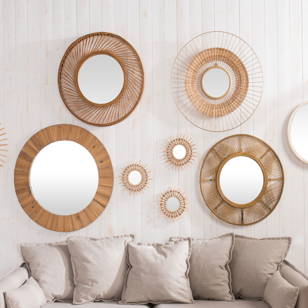 Διακοσμητικός Καθρέφτης Τοίχου (Φ52) A-S 137391