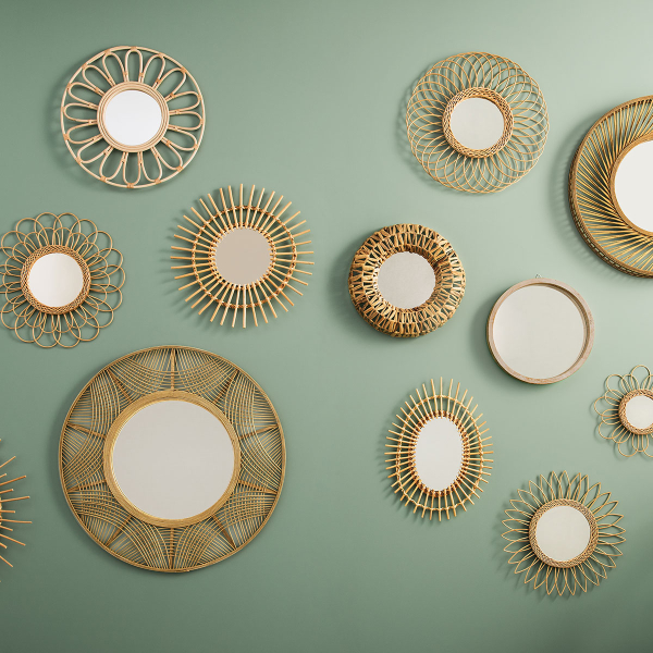 Διακοσμητικός Καθρέφτης Τοίχου (Φ52) A-S 137391