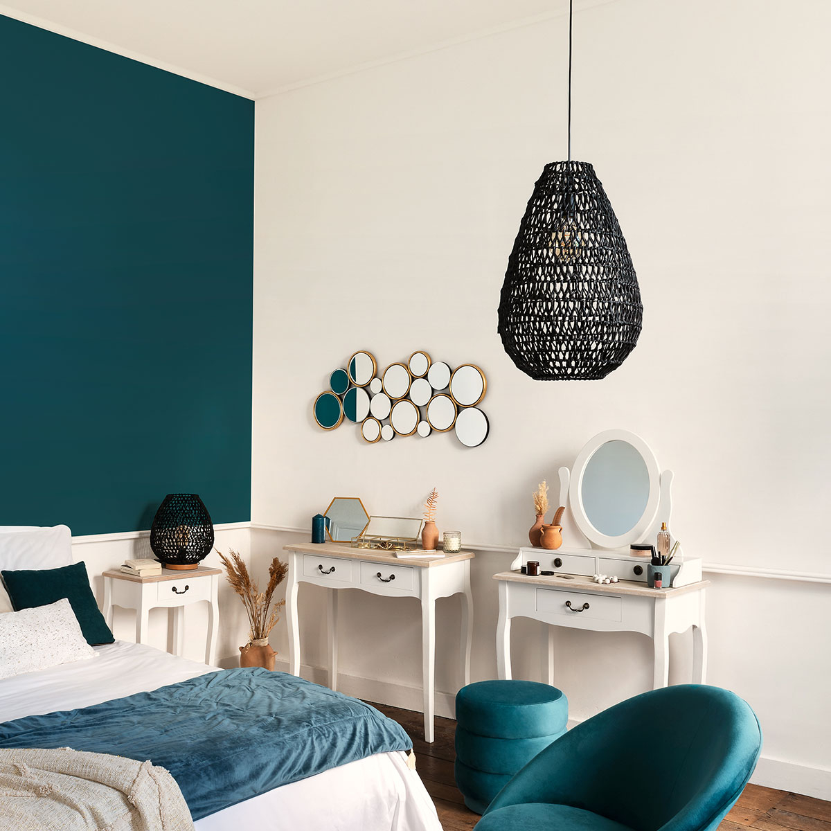 Κομοδίνο με Συρτάρι (47 1X30X65 5) A-S Chrysa White 114516A Home Έπιπλα Κρεβατοκάμαρας Κομοδίνα Spitishop