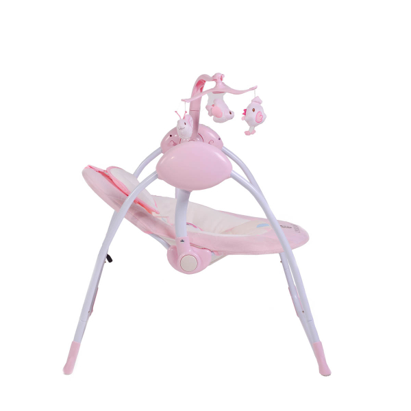 Ηλεκτρικό Ρηλάξ - Κούνια (0-6 Μηνών/Έως 9kg) Cangaroo Swing Plus Pink