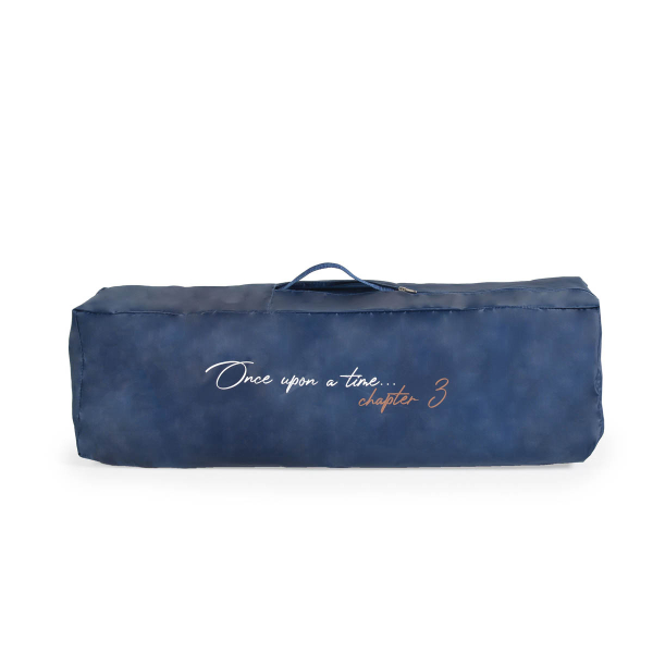 Παρκοκρέβατο 2 Θέσεων Με Αλλαξιέρα (0+ Μηνών/Έως 15kg) Cangaroo Once Upon A Time 3 Jeans