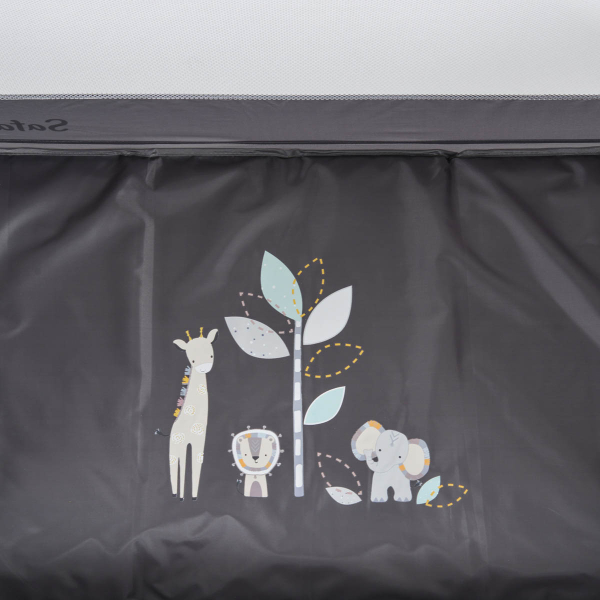 Παρκοκρέβατο (0+ Μηνών/Έως 15kg) Moni Safari Pink