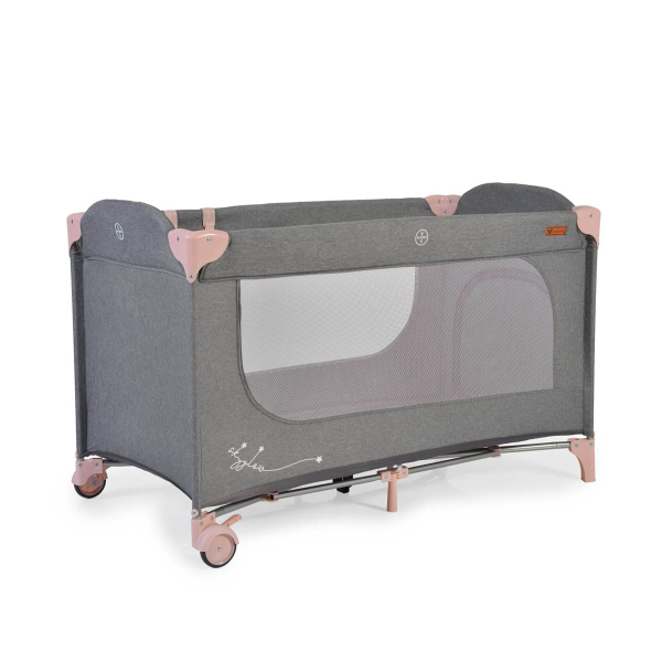 Παρκοκρέβατο (0+ Μηνών/Έως 14kg) Cangaroo Skyglow 1 Pink