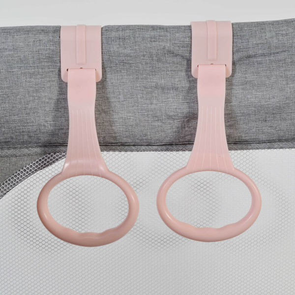 Παρκοκρέβατο 2 Θέσεων (0+ Μηνών/Έως 14kg) Cangaroo Skyglow 2 Pink