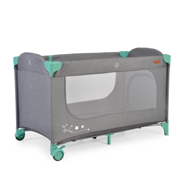 Παρκοκρέβατο 2 Θέσεων (0+ Μηνών/Έως 14kg) Cangaroo Skyglow 2 Mint