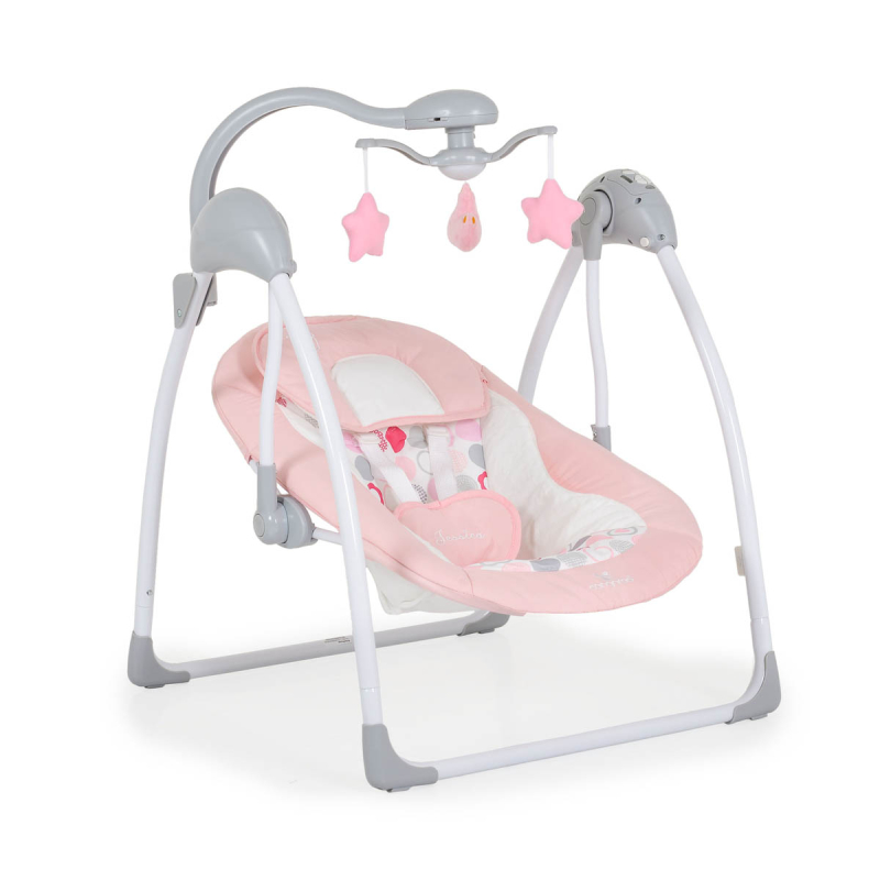 Ηλεκτρικό Ρηλάξ - Κούνια (0-6 Μηνών/Έως 9kg) Cangaroo Jessica Pink