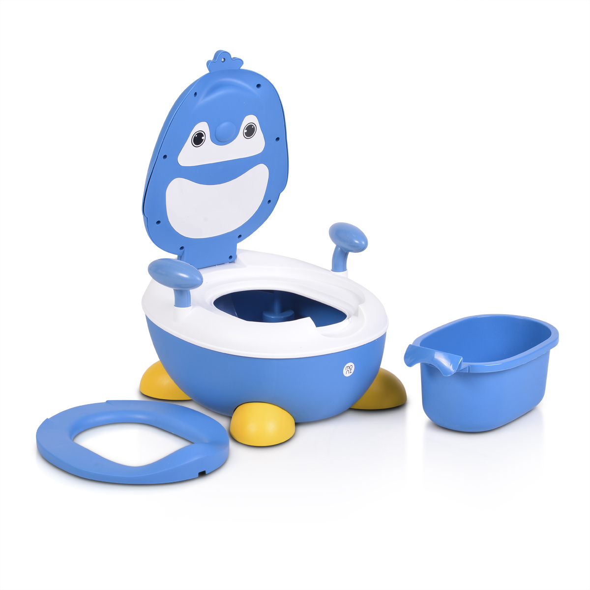 Γιογιό με Καπάκι (33X26X36) Moni Riko Blue Home Βρεφικά Φροντίδα & Περιποίηση Μωρού Γιο Καθίσματα Λεκάνης Spitishop
