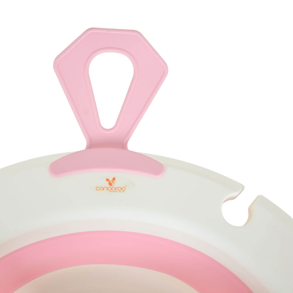 Πτυσσόμενο Μπανάκι Μωρού Cangaroo Terra Pink Home Βρεφικά Φροντίδα & Περιποίηση Μπανάκια Spitishop