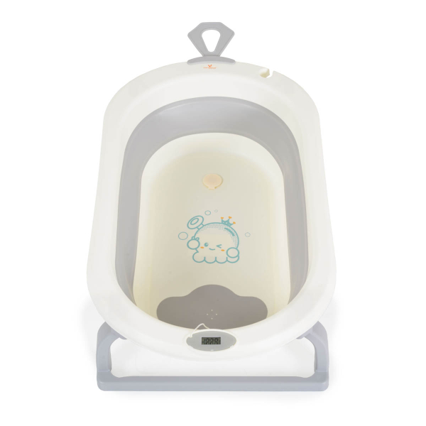 Πτυσσόμενο Μπανάκι Μωρού Cangaroo Terra Grey