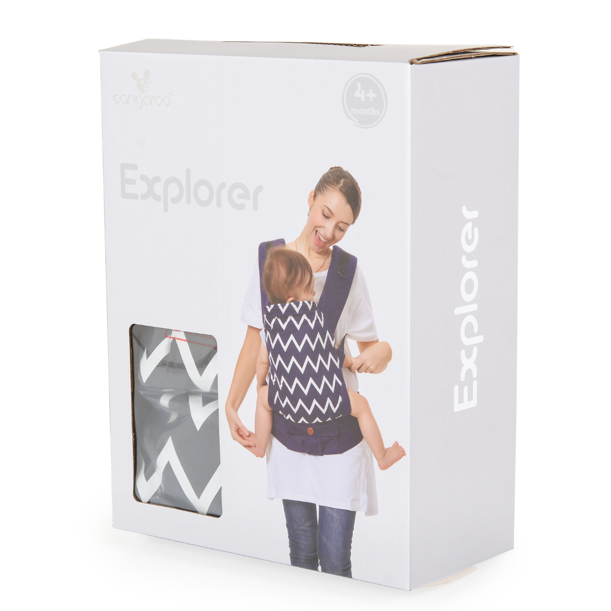 Μάρσιπος Κλασικός (4+ Μηνών 3 6-15Kg) Cangaroo Explorer Dark Green Home Βρεφικά Μάρσιποι Spitishop