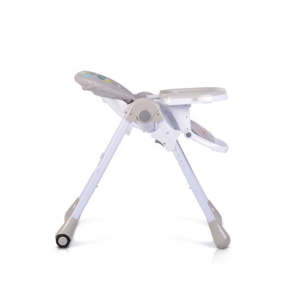 Καρεκλάκι Φαγητού Αναδιπλούμενο (6-36 Μηνών/Έως 15kg) Moni Muffin Grey