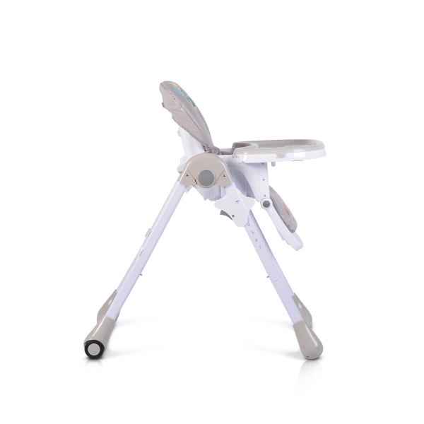 Καρεκλάκι Φαγητού Αναδιπλούμενο (6-36 Μηνών/Έως 15kg) Moni Muffin Grey