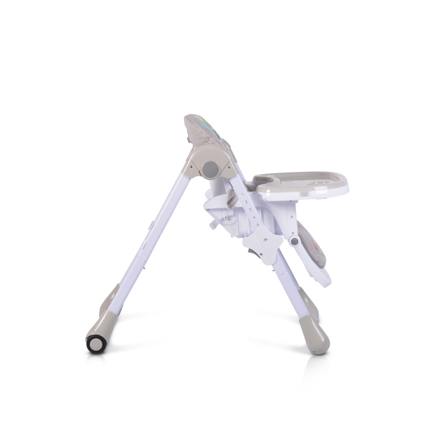 Καρεκλάκι Φαγητού Αναδιπλούμενο (6-36 Μηνών/Έως 15kg) Moni Muffin Grey