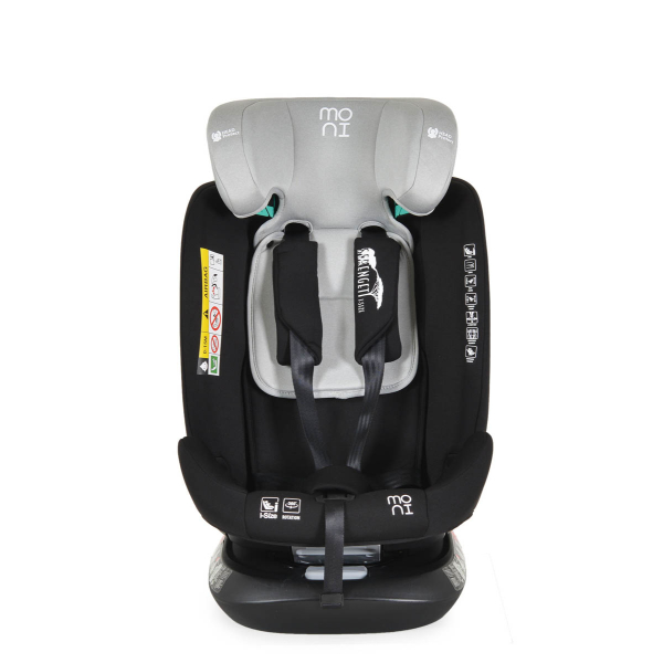 Κάθισμα Αυτοκινήτου ISOfix (40-150εκ. Ύψος) Moni Serengeti i-Size Light Grey