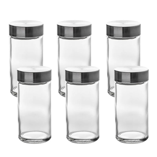 Βαζάκια Μπαχαρικών (Σετ 6τμχ) F-V Spice Jar 151233