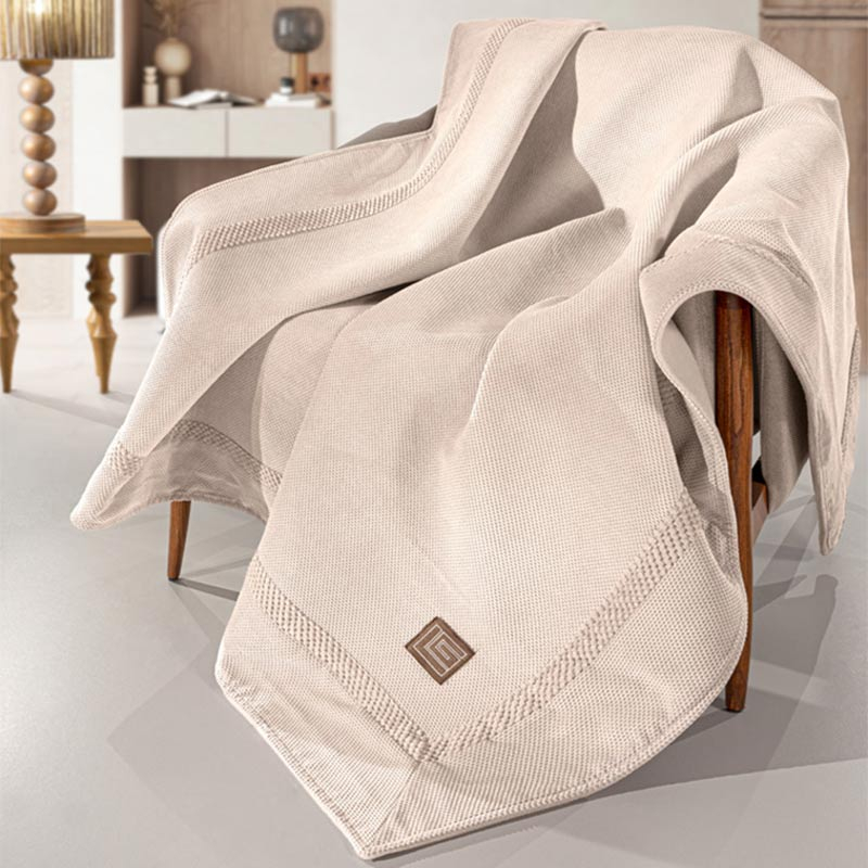 Αδιάβροχο Ριχτάρι Καναπέ Τριθέσιου (170x300) Guy Laroche Rubicon Champagne