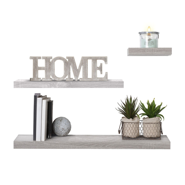 Ράφι Τοίχου (23.5x23.5x3.8) F-V Grey 138952D