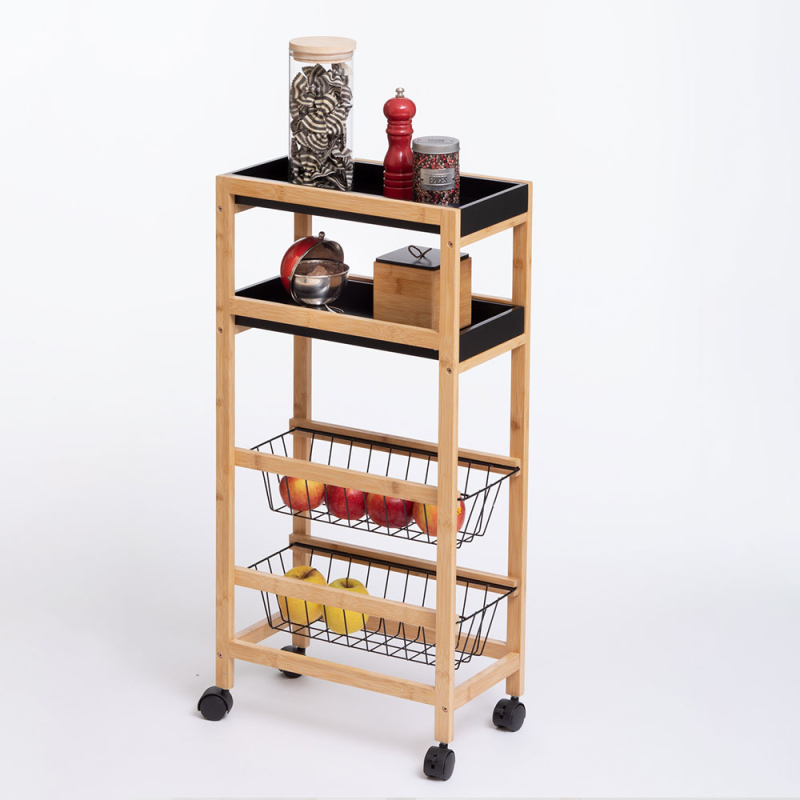 Τρόλεϊ/Ραφιέρα 4 Θέσεων (40x22x83) F-V Trolley 169201