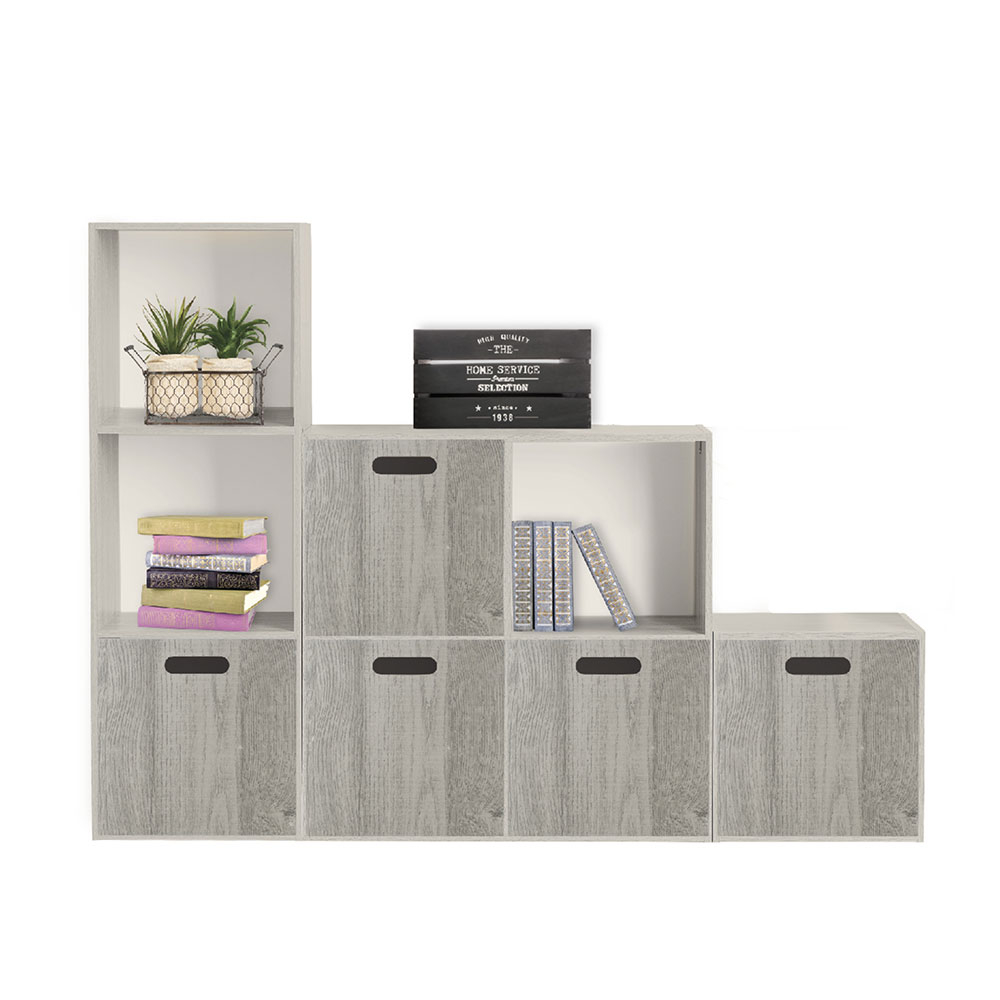 Κουτί Αποθήκευσης (31X31X31) F-V Wooden Grey 160403A Home Διακόσμηση Κουτιά & Καλάθια Spitishop