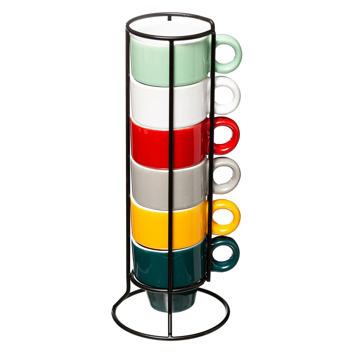 Φλυτζάνια Espresso 50Ml με Στάντ (Σετ 6Τμχ) S-D Colorama 738719022A Home Είδη Σερβιρίσματος Κούπες & Καφέ Τσαγιού Spitishop