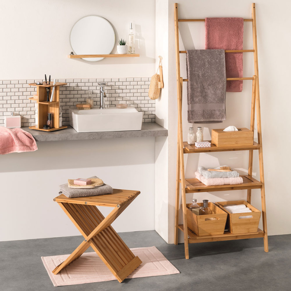 Πτυσσόμενο Σκαμπό (40x32x45) F-V Bamboo 150729