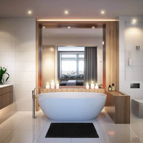 Πατάκι Μπάνιου (50x80) F-V Chenille Khol 138043J