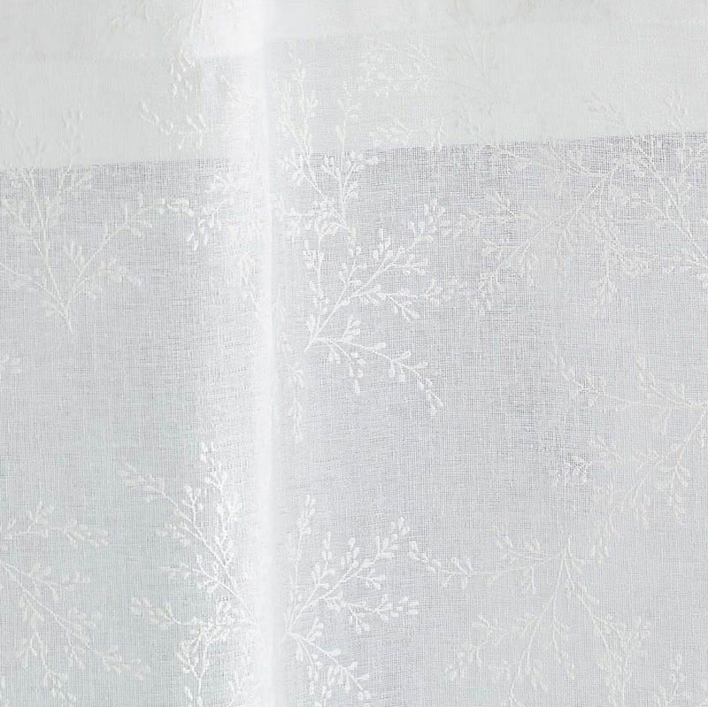 Σετ Κουρτίνες (70X240) με Τούνελ L-C Karla White 1627667 Home Σαλονιού Spitishop