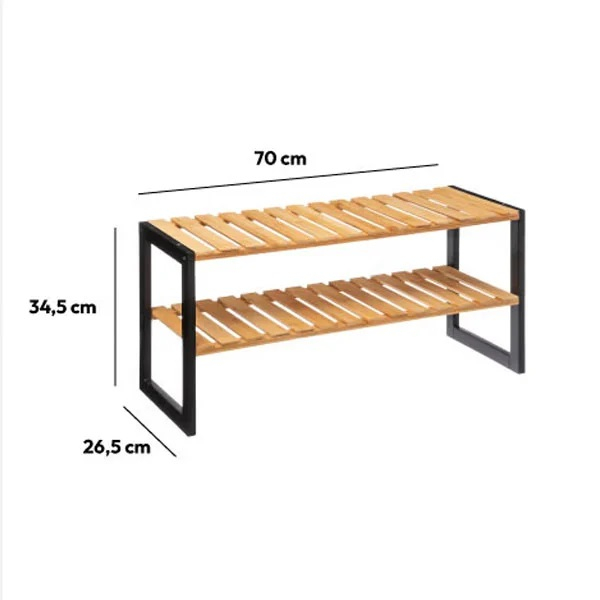 Παπουτσοθήκη 6 Θέσεων (70X26X34 5) F-V Bamboo 167879 Home Έπιπλα Παπουτσοθήκες Spitishop