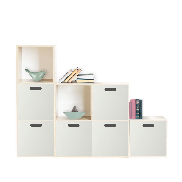 Κουτί Αποθήκευσης (30.3x30.3x30.3) F-V Mix White 160403C