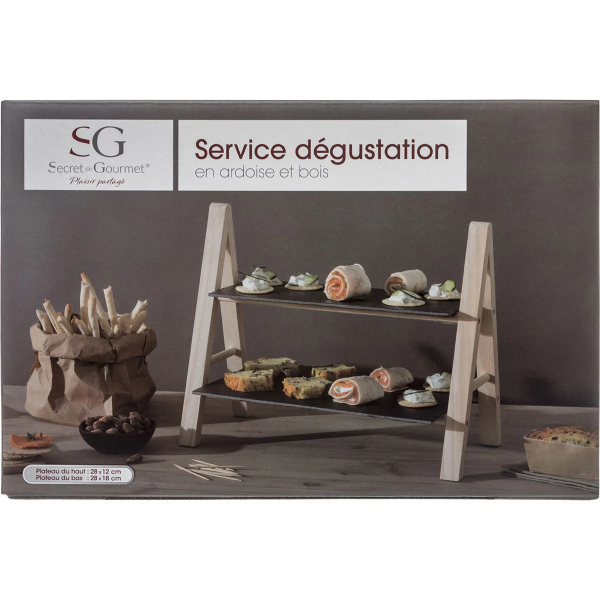 Ορντεβιέρα Διώροφη - Πλατώ S-D Serving Tray 160505