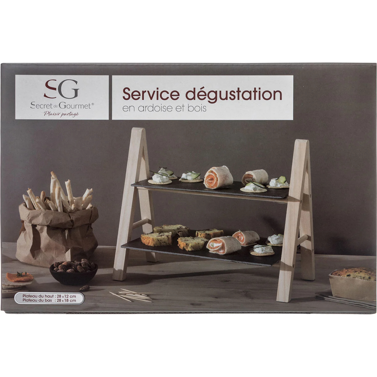 Ορντεβιέρα Διώροφη - Πλατώ S-D Serving Tray 160505 Home Είδη Σερβιρίσματος Spitishop