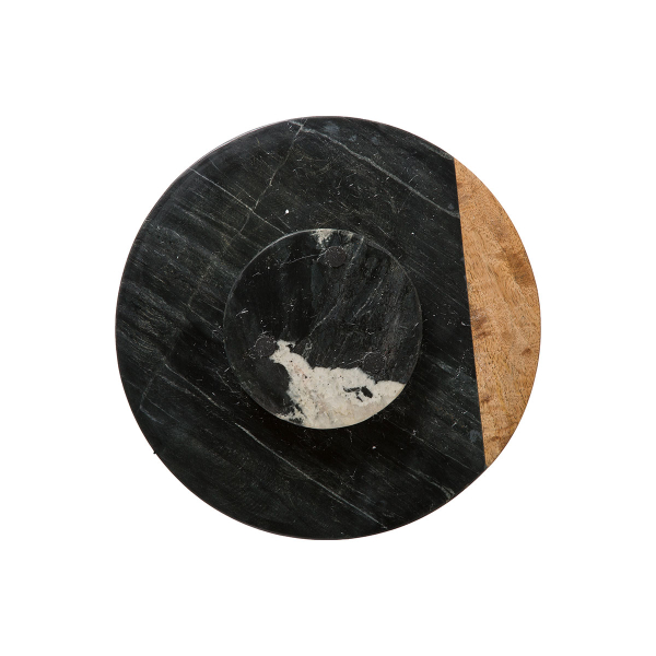 Περιστρεφόμενο Πλατώ Σερβιρίσματος (Φ30) S-D Marble Black 173704B