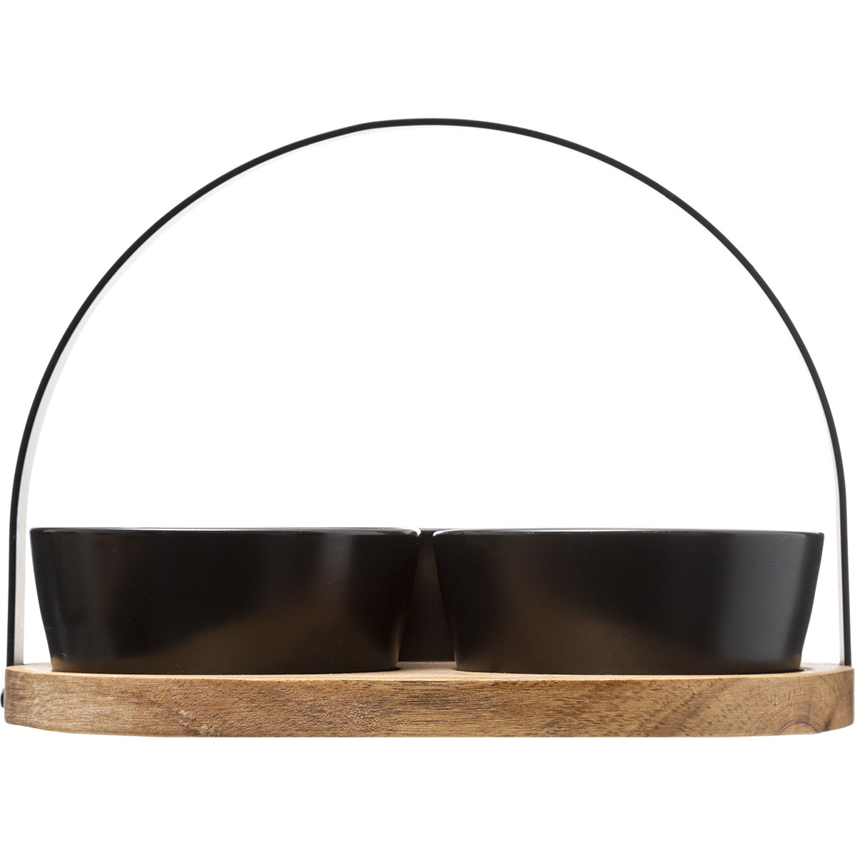 Ορντεβιέρα Σερβιρίσματος 3 Θέσεων (Φ21X14) S-D Black Bamboo 176922 Home Είδη Spitishop