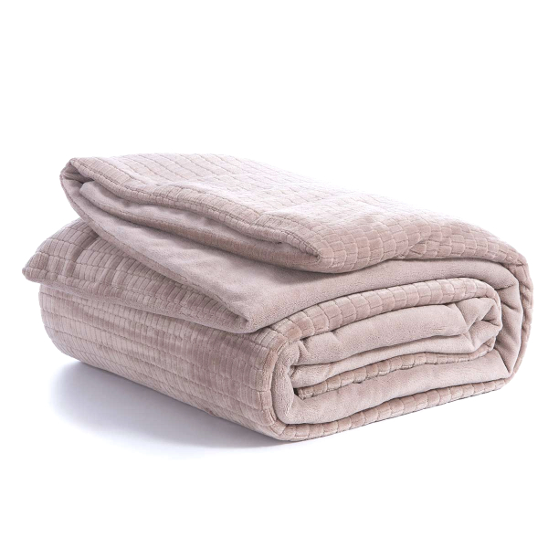 Κουβερτοπάπλωμα Υπέρδιπλο (240x220) Nef-Nef Homeware Ezra Mocca