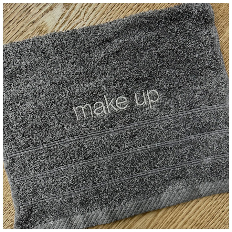 Πετσέτα Make Up (30x50) Hotel Γκρι Σκούρο 500gsm