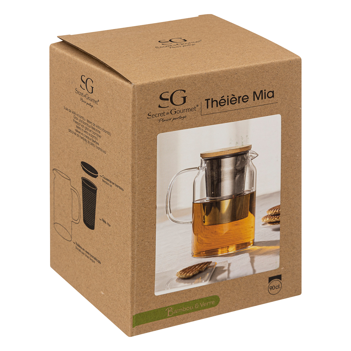 Τσαγιέρα με Φίλτρο 900Ml S-D Mia 188874 Home Είδη Σερβιρίσματος Καφετιέρες - Τσαγιέρες Spitishop