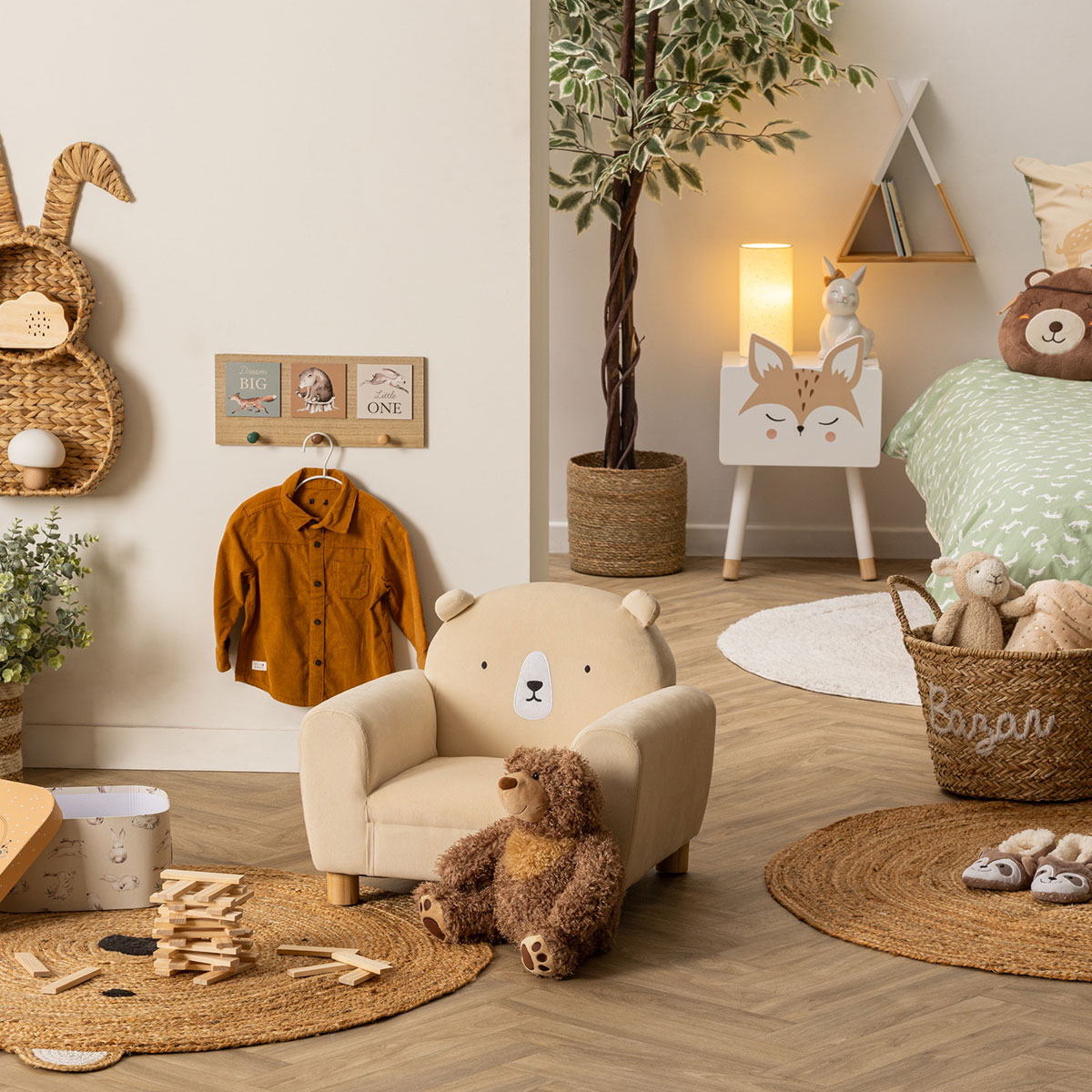 Παιδική Πολυθρόνα (51X42 5X44) A-S Bear Ears 158802A Home Παιδικά Βρεφικά & Έπιπλα Παιδικές Πολυθρόνες-Πουφ Spitishop