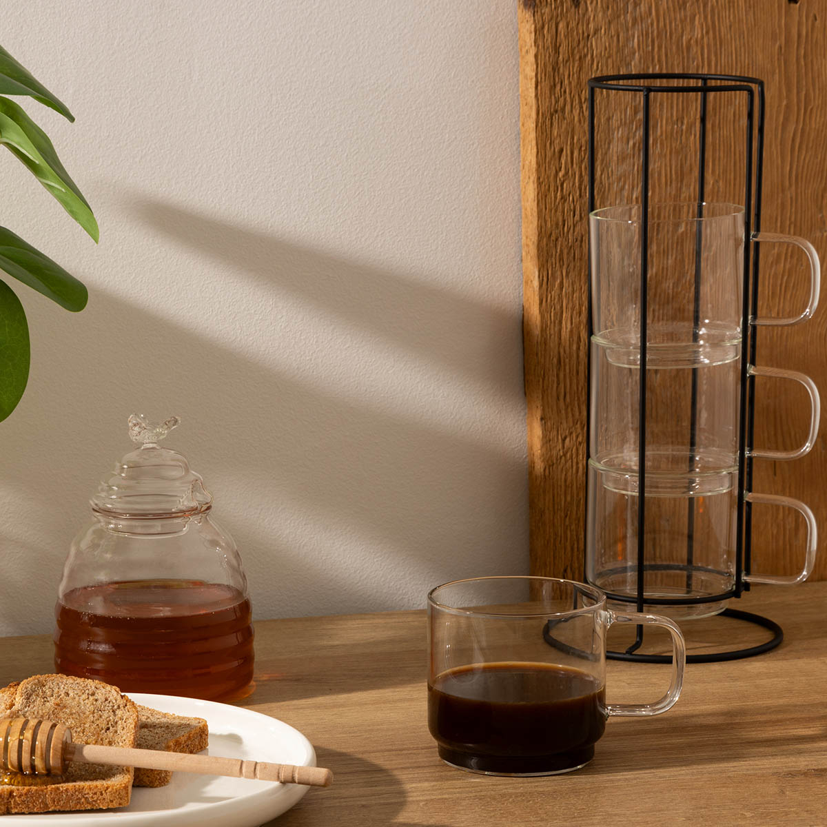 Κούπες 300Ml με Σταντ (Σετ 4Τμχ) S-D Mia 196448 Home Είδη Σερβιρίσματος & Φλυτζάνια Καφέ Τσαγιού Spitishop