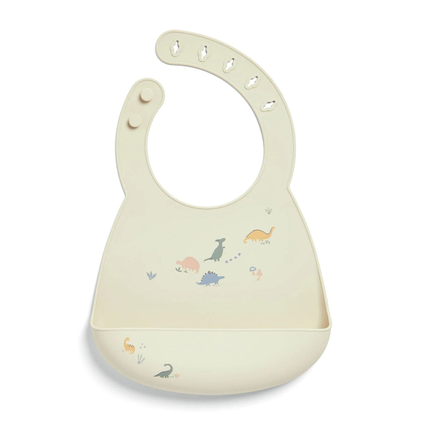 Σαλιάρες Σιλικόνης (Σετ 2τμχ) Mamas & Papas Dino Teal 44231DN00