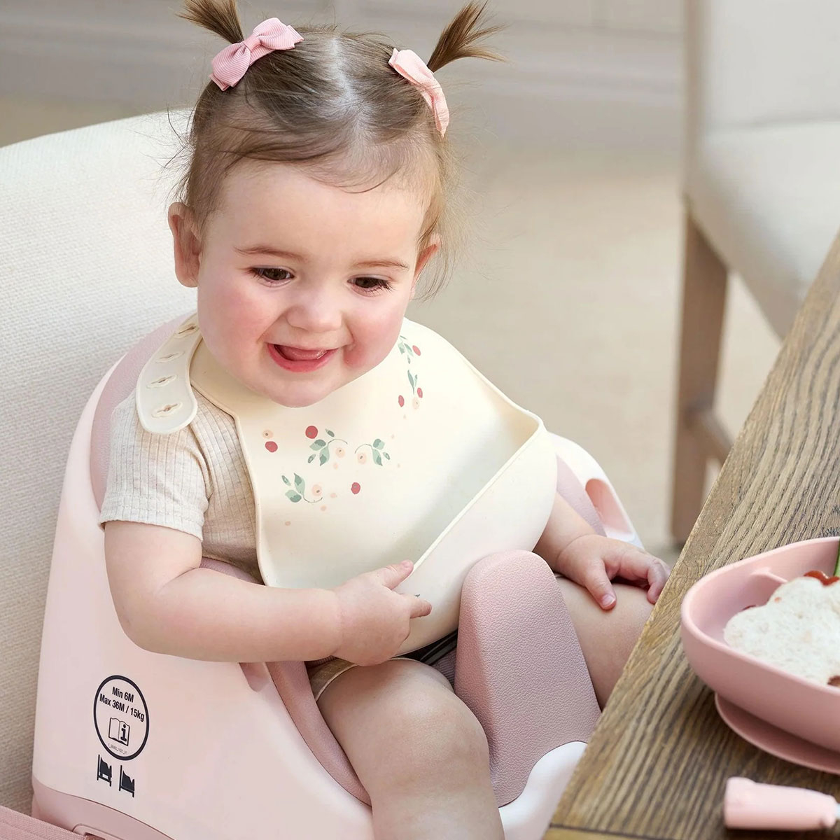 Σαλιάρες Σιλικόνης (Σετ 2Τμχ) Mamas Papas Florar Berry 44231Fb00 Home Βρεφικά Βρεφικές Spitishop