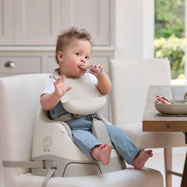 Σαλιάρες Σιλικόνης (Σετ 2τμχ) Mamas & Papas Neutral Speckle 44231NS00