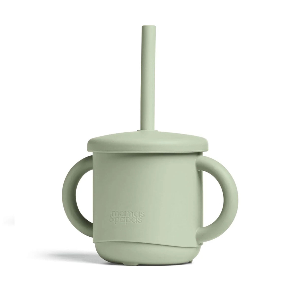 Ποτήρι Εκπαιδευτικό Σιλικόνης Με Καλαμάκι Mamas & Papas Kiwi 4434D6700