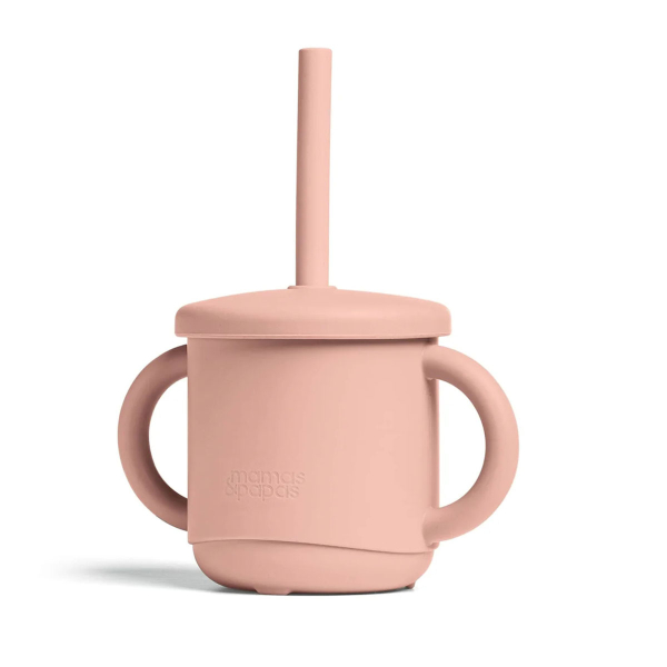 Ποτήρι Εκπαιδευτικό Σιλικόνης Με Καλαμάκι Mamas & Papas Melba 4434L7000