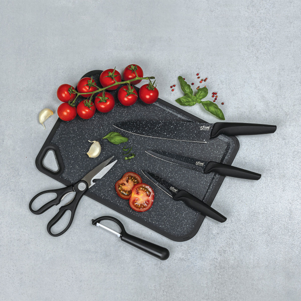 Δίσκος Κοπής Με Μαχαίρια & Εργαλεία Κουζίνας (Σετ 6τμχ) F-V Caractere 179737