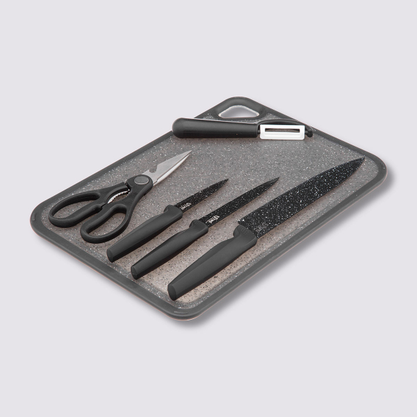 Δίσκος Κοπής Με Μαχαίρια & Εργαλεία Κουζίνας (Σετ 6τμχ) F-V Caractere 179737