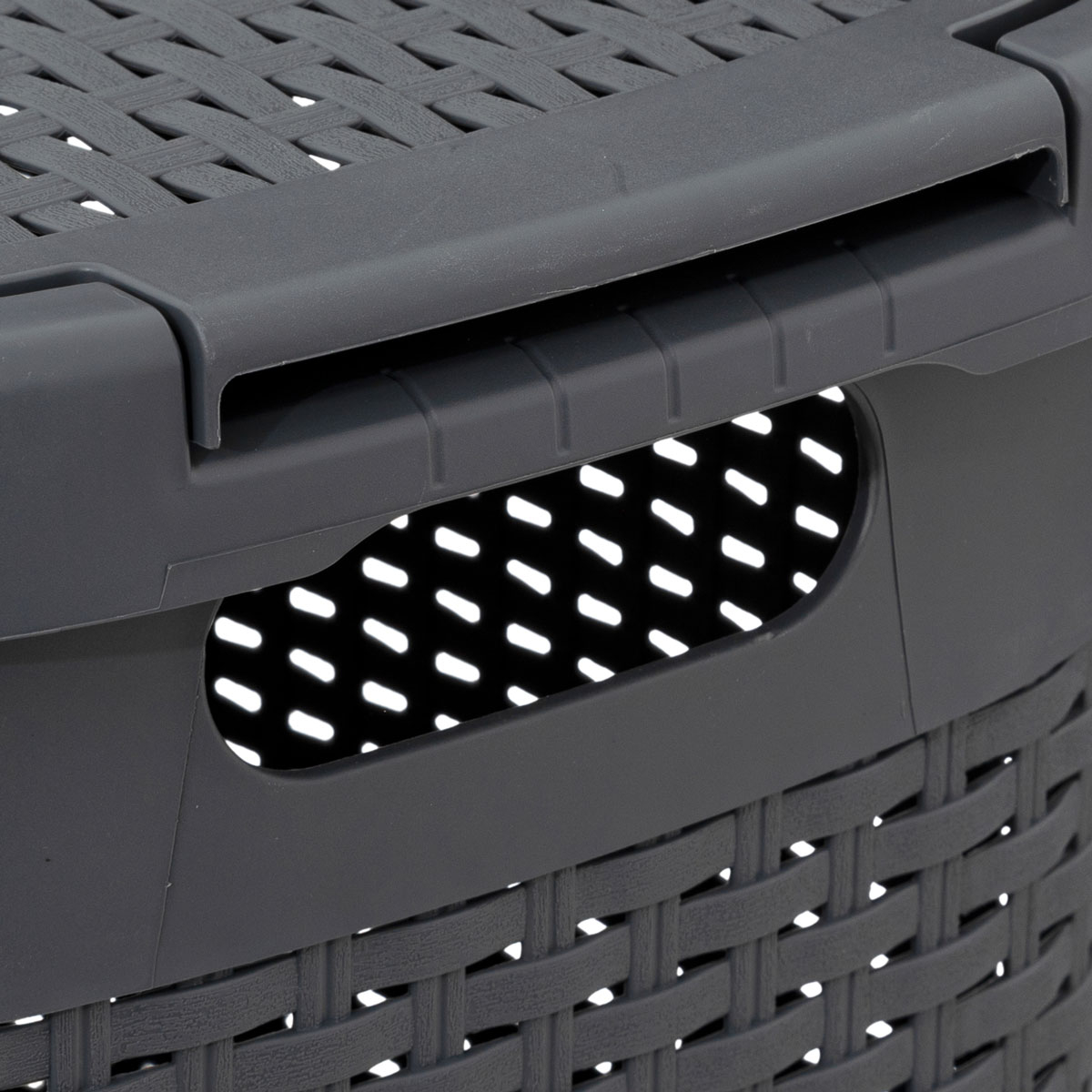 Καλάθι Απλύτων 60Lit (35 2X45X65 8) F-V Rattan Concrete 202408J Home Μπάνιο Καλάθια Spitishop